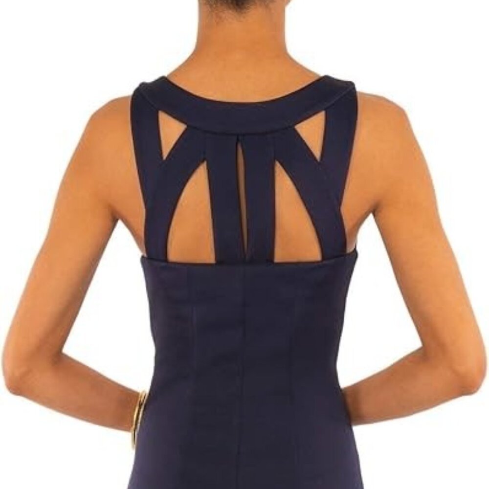 Incredible Solid Navy Gretchen Scott Isoceles Dre… - image 2